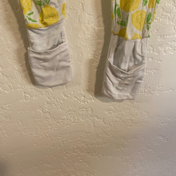 Little Sleepies Covertible Zipper Lemon Pajama. (18-24 Months) - Picture 7 of 11